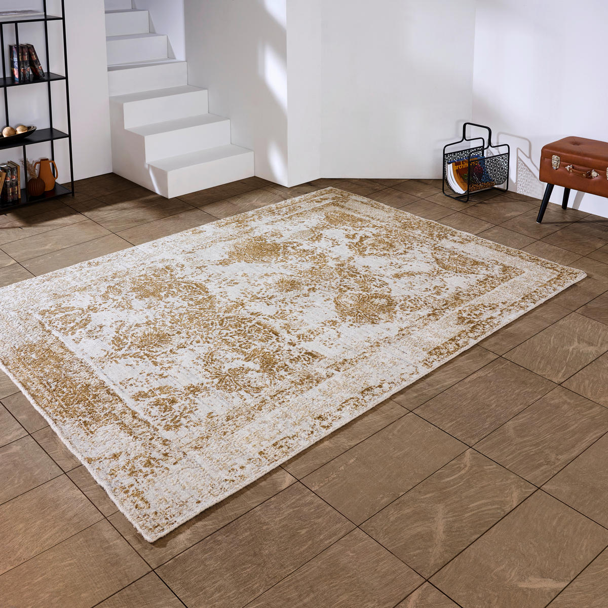 ORIENTTEPPICH 170/240 cm Misoni Gold/Beige Goldfarben, Beige  - Beige/Goldfarben, Design, Textil (170/240cm) - Cazaris