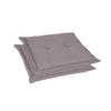 GARTENSITZKISSEN 2-er Set Uni  - Taupe, Basics, Textil (50/7/50cm)