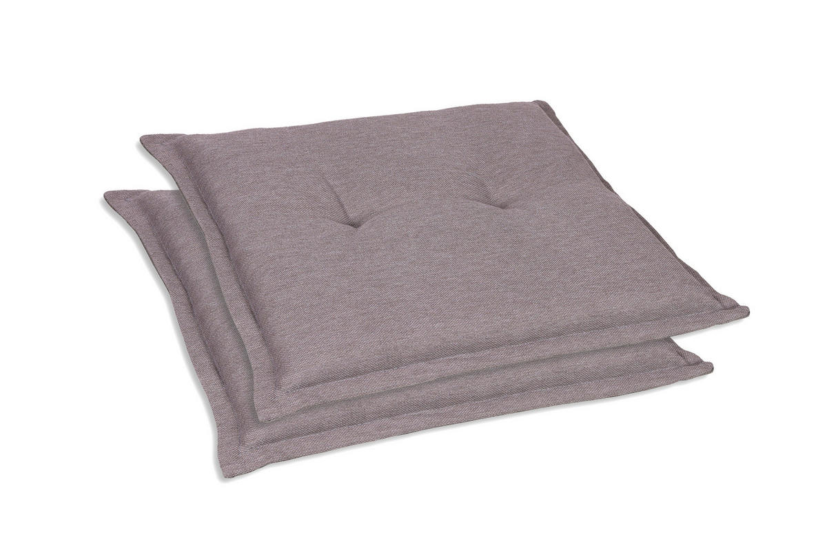 GARTENSITZKISSENSET in Taupe Uni  - Taupe, Basics, Textil (50/7/50cm)