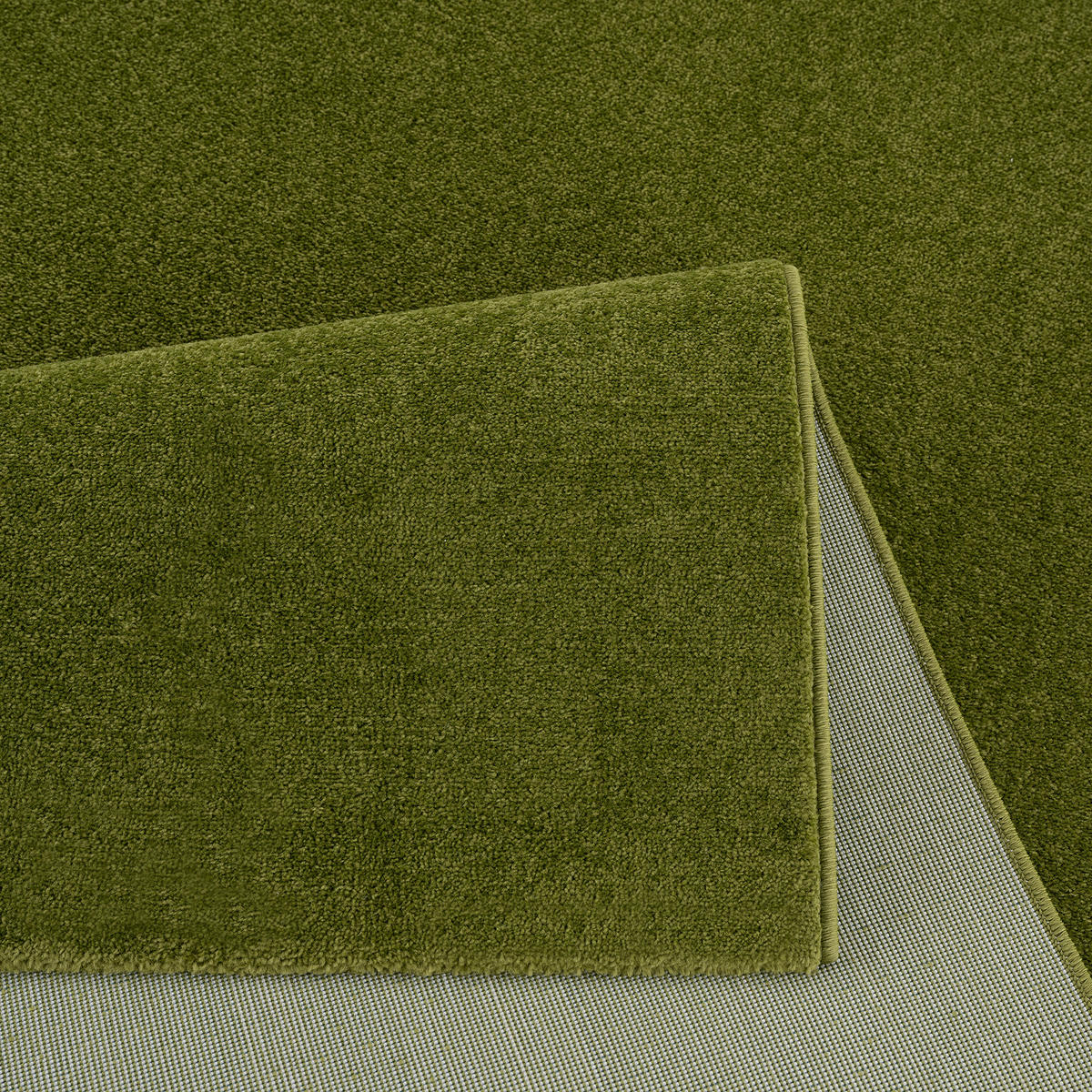 WEBTEPPICH 200/290 cm Uni Grün  - Grün, LIFESTYLE, Kunststoff/Textil (200/290cm) - Novel