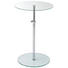 BEISTELLTISCH in Chromfarben, Klar - Chromfarben/Klar, Design, Glas/Metall (40/48,5/78/40cm) - Carryhome BEISTELLTISCH in Chromfarben, Klar - Chromfarben/Klar, Design, Glas/Metall (40/48,5/78/40cm) - Carryhome