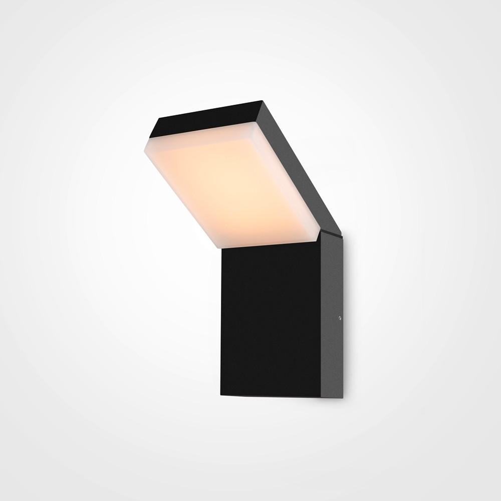 AUßENWANDLEUCHTE 10/16,5/22 cm   - Schwarz, MODERN, Metall (10/16,5/22cm) - MAYTONI