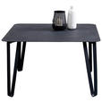 COUCHTISCH quadratisch Schwarz 75/75/45 cm  - Schwarz, Design, Metall (75/75/45cm) - Xora