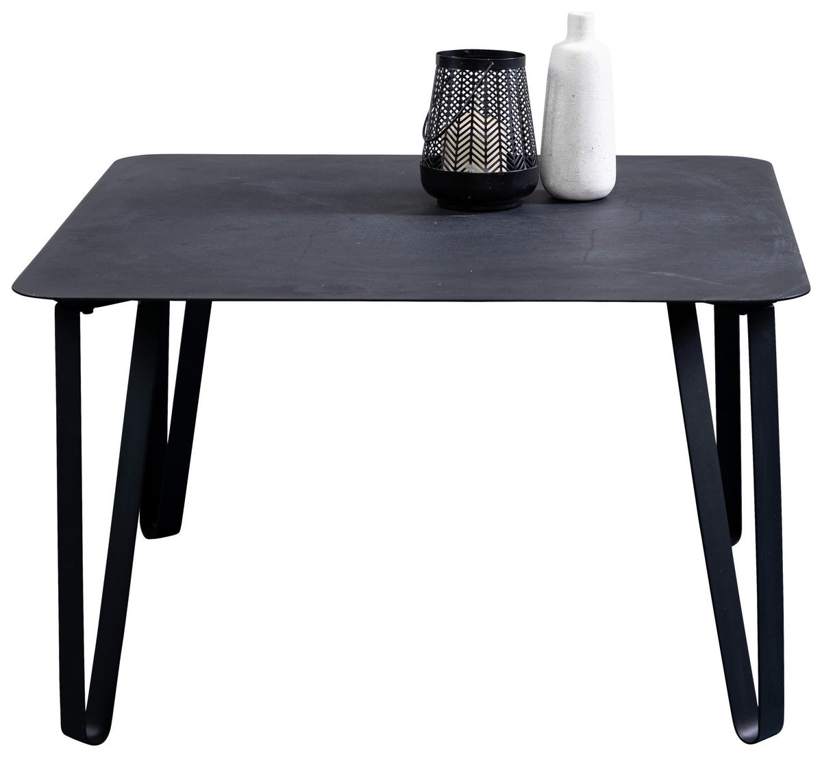 KONFERENČNÍ STOLEK, černá, kov, 75/75/45 cm - černá, Design, kov (75/75/45cm) - Xora