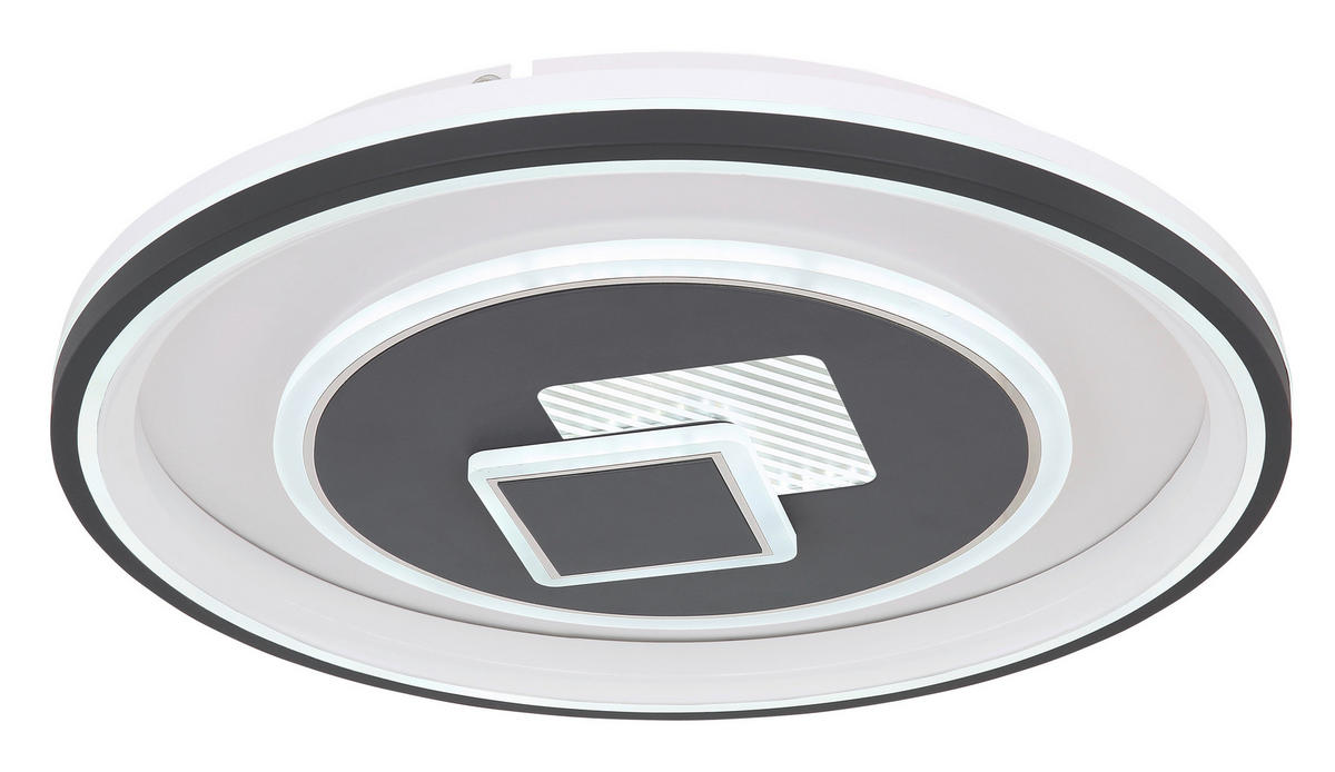 STROPNA LED-SVETILKA   //2700-6000 K/230 V/ - bela/barve grafita, Design, kovina/umetna masa (50/7cm) - Globo