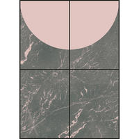 VLIESTAPETE  - Rosa/Grau, Basics (200/280cm) - Xora