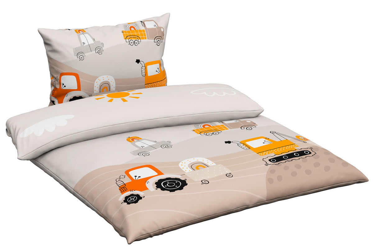 BABYBETTWÄSCHE Flanell 100/135 cm  - Weiß, Basics, Textil (100/135cm) - Patinio