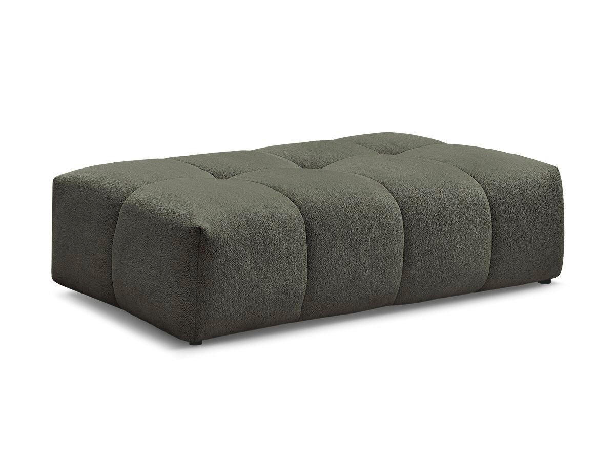 HOCKER EVEREST Flachgewebe Grün  - Schwarz/Grün, MODERN, Kunststoff/Textil (166/100/40cm)