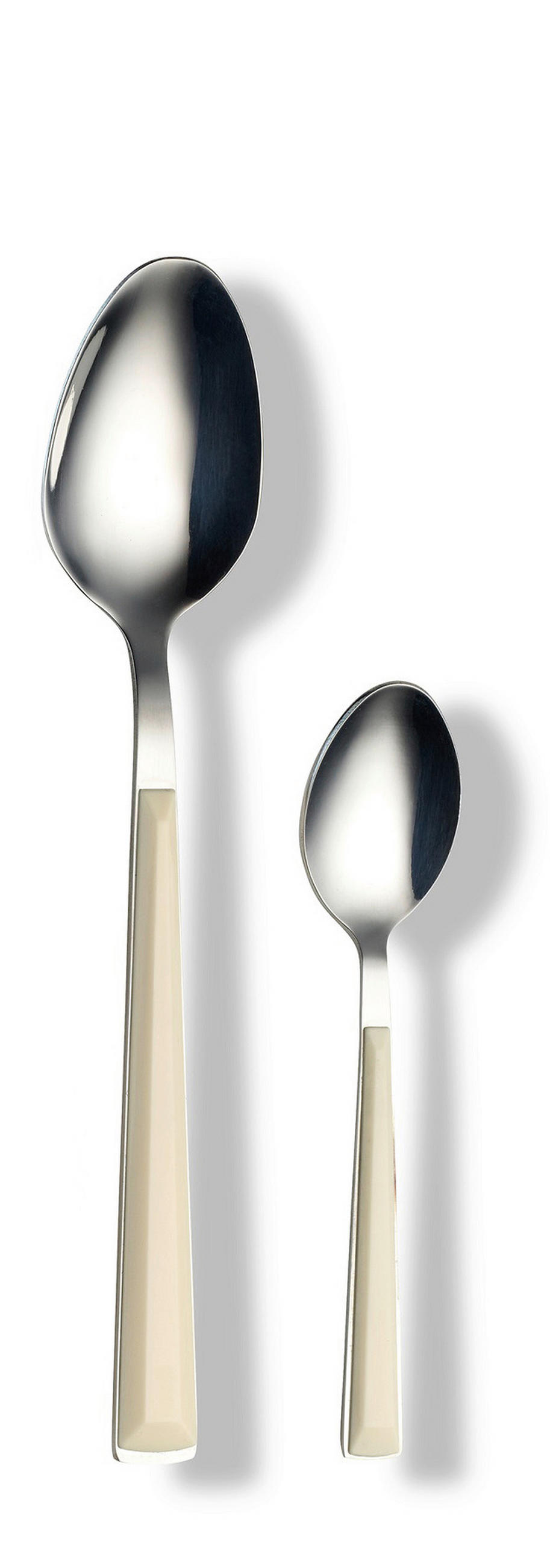 BESTICKSET  16 delar  - silver/cremefärgad, Basics, metall/plast - Echtwerk