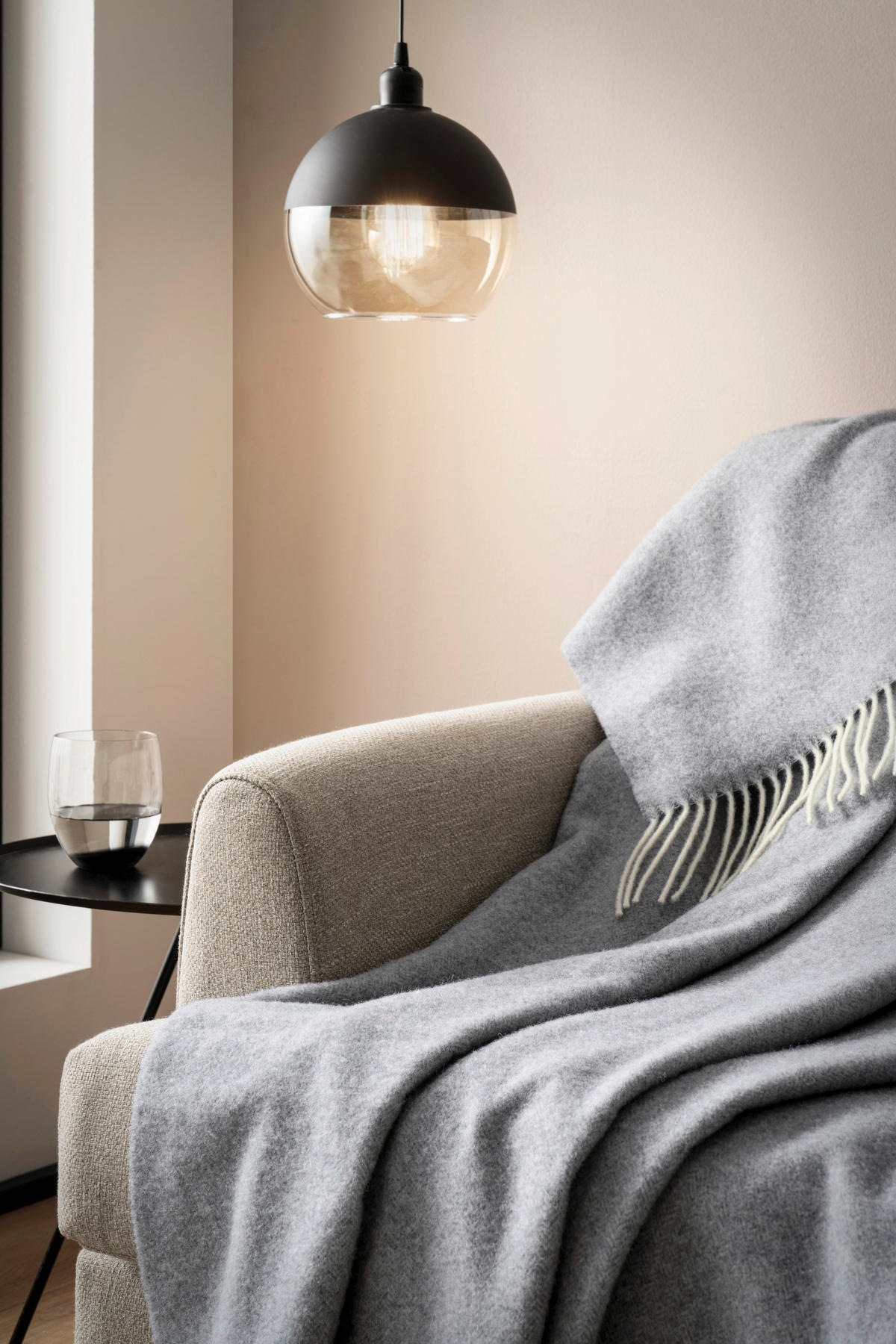 PLÉD, vlna, 150/200 cm - sivá, Basics, textil (150/200cm) - Bugatti