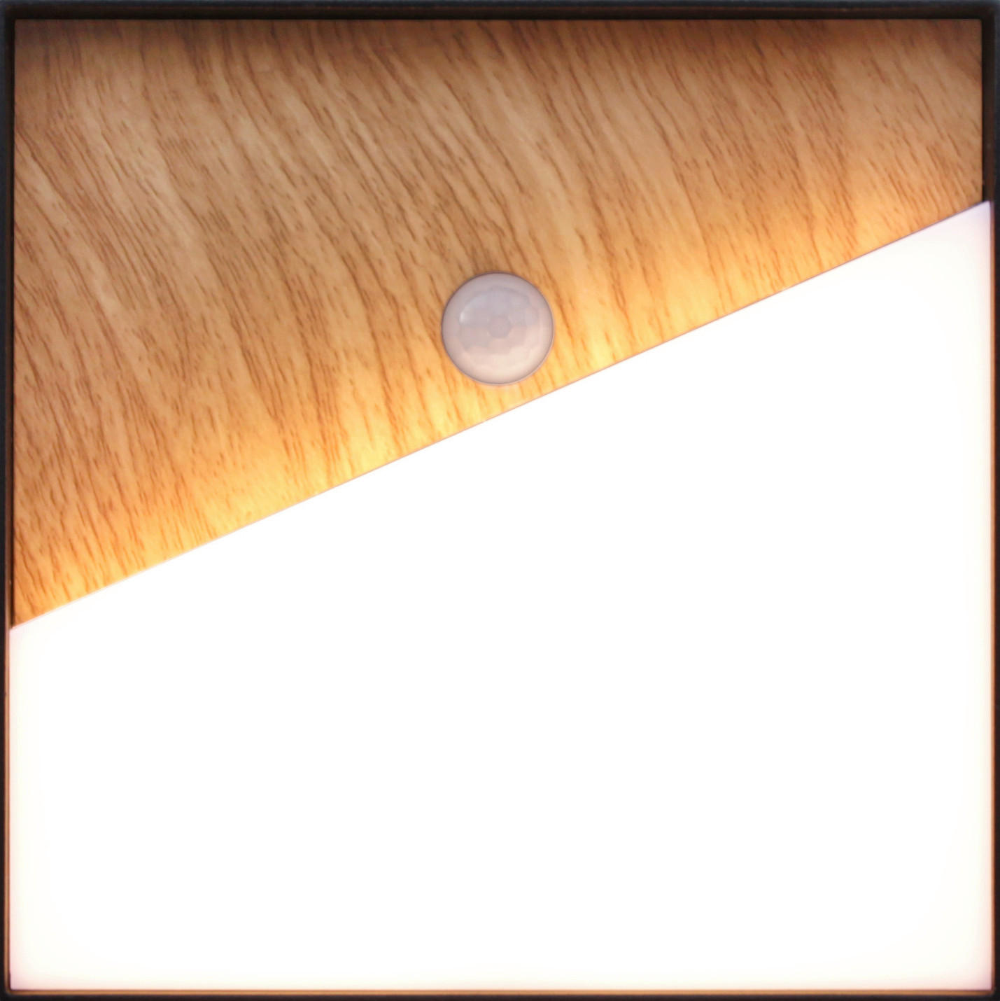 AKKU-WANDLEUCHTE - Natur, Metall (15/15/4cm)