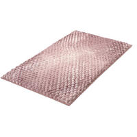 FÜRDŐSZOBASZŐNYEG   rózsaszín   - rózsaszín, Konventionell, műanyag/textil (120/70/2,4cm) - Kleine Wolke