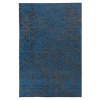 FLACHWEBETEPPICH 120/170 cm  - Blau, Konventionell, Textil (120/170cm)