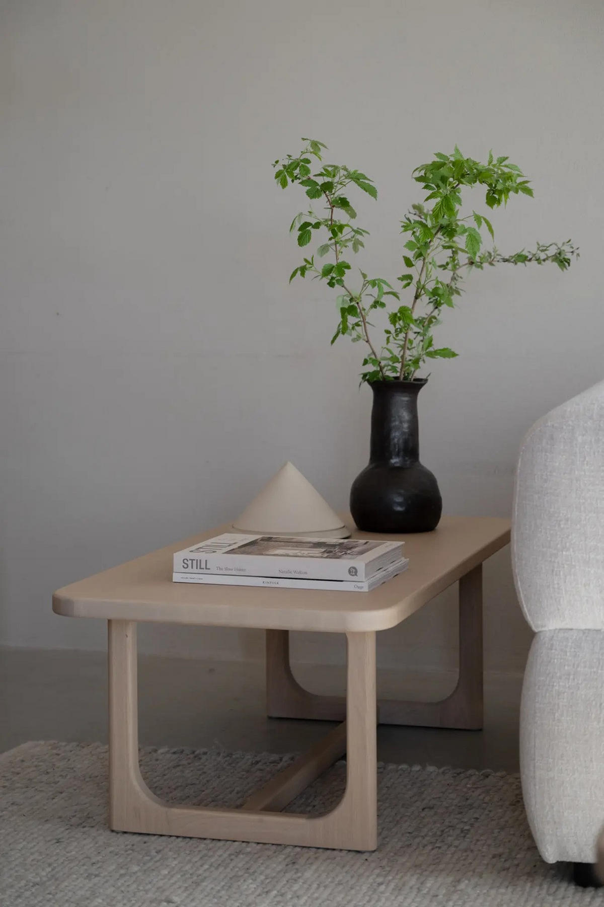 SOFFBORD i trä 103/50/37 cm  - ek Bianco, Klassisk, trä (103/50/37cm) - Rowico