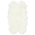 SCHAFFELL 110/180 cm  - Weiß, Natur, Fell (110/180cm) - Linea Natura