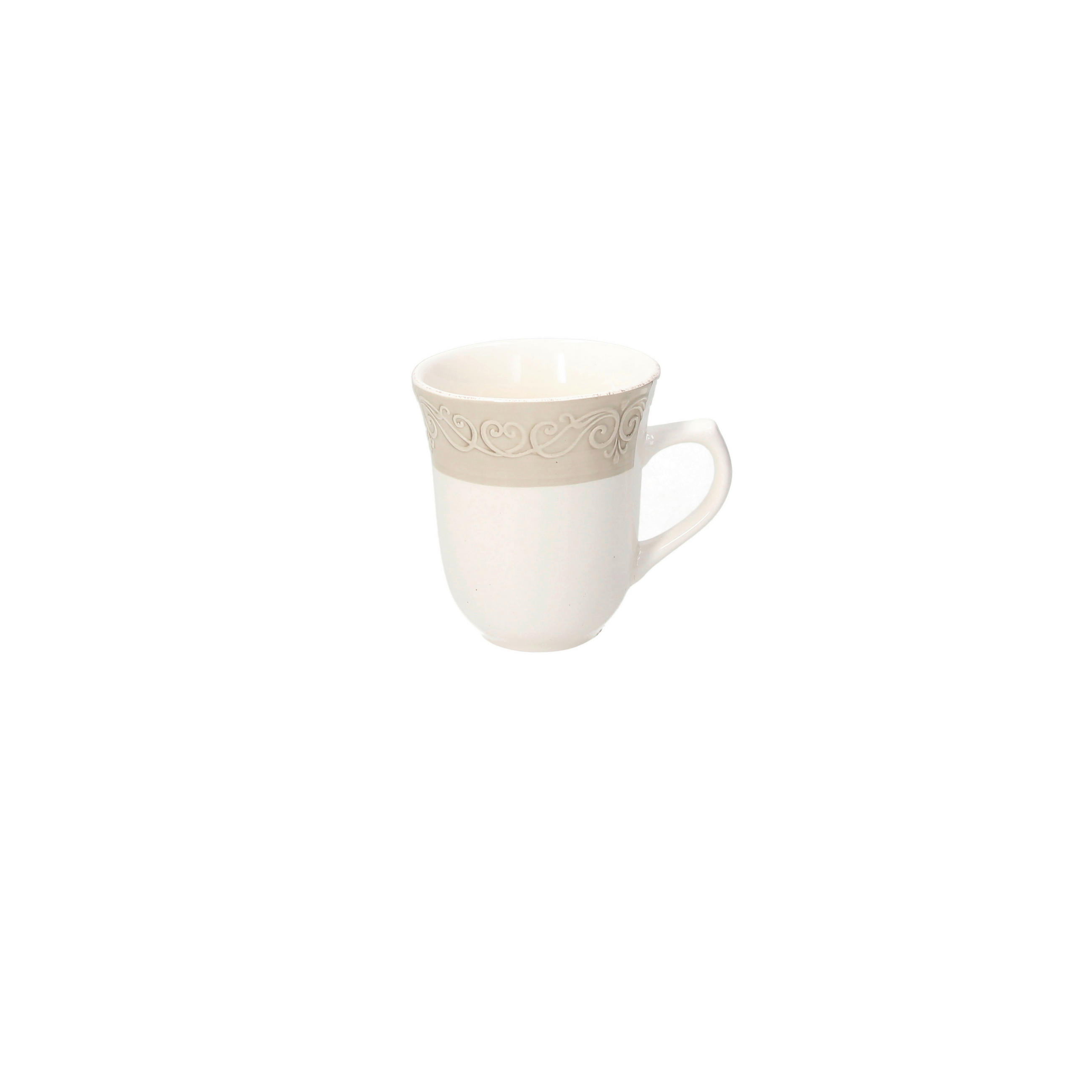 SKODELICA  SHABBY COZY  400 ml      - bež, Basics, keramika (12,50/10/11cm) - Tognana