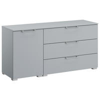 SIDEBOARD  in 120/61/42 cm  - Silberfarben/Hellgrau, Design, Holzwerkstoff/Kunststoff (120/61/42cm) - Novel