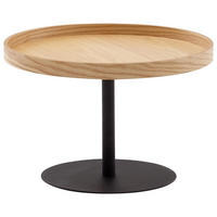 KLUB STOLIĆ smeđa  drvni materijal  - smeđa/crna, Moderno, drvni materijal/metal (61/40cm) - MID.YOU