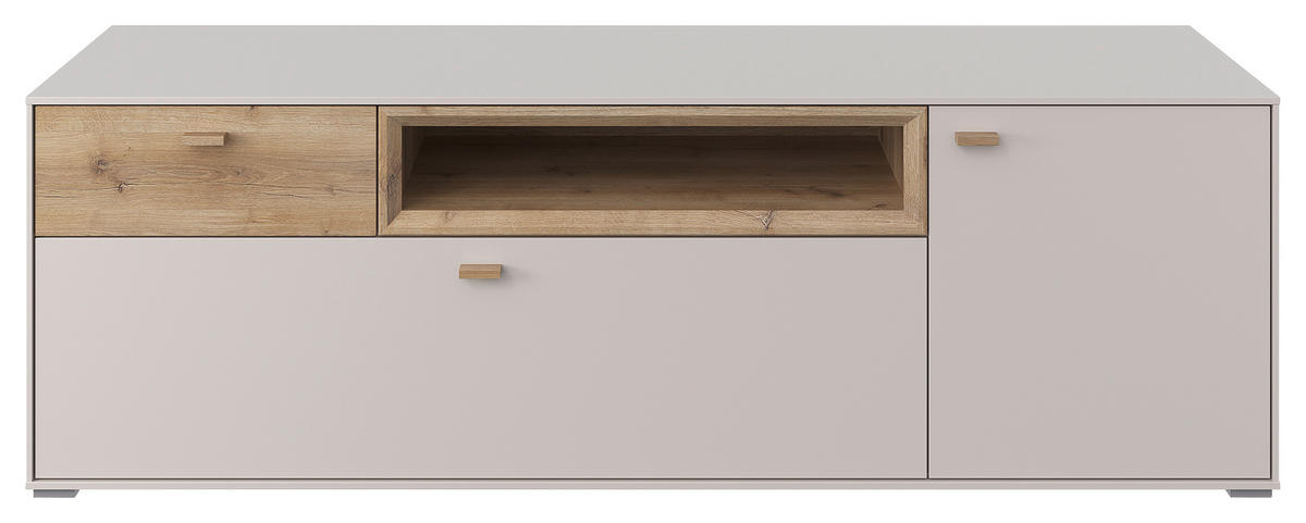 LOWBOARD  in 165/53/49,1 cm  - Sandfarben/Eichefarben, Modern, Holz/Holzwerkstoff (165/53/49,1cm) - Hom`in