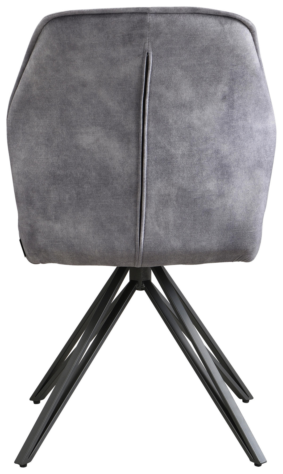 STOL   vävt tyg  - svart/grå, Design, metall/textil (50/85/60cm) - Carryhome