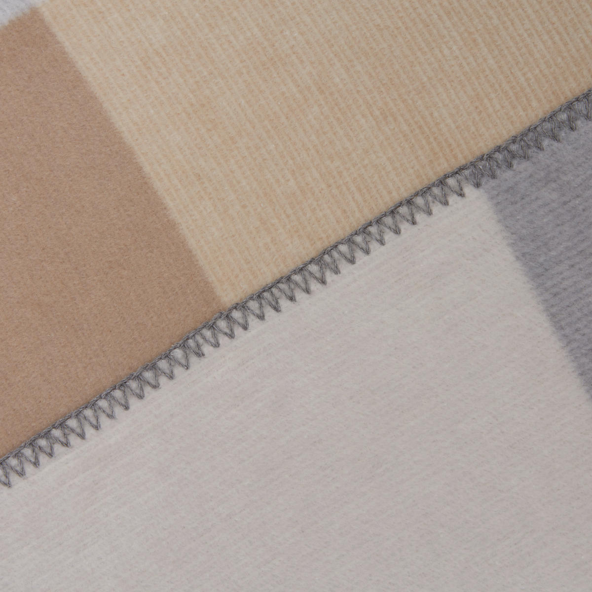 DOMÁCÍ DEKA, bavlna, 150/200 cm - světle šedá/pískové barvy, Design, textil (150/200cm) - Joop!