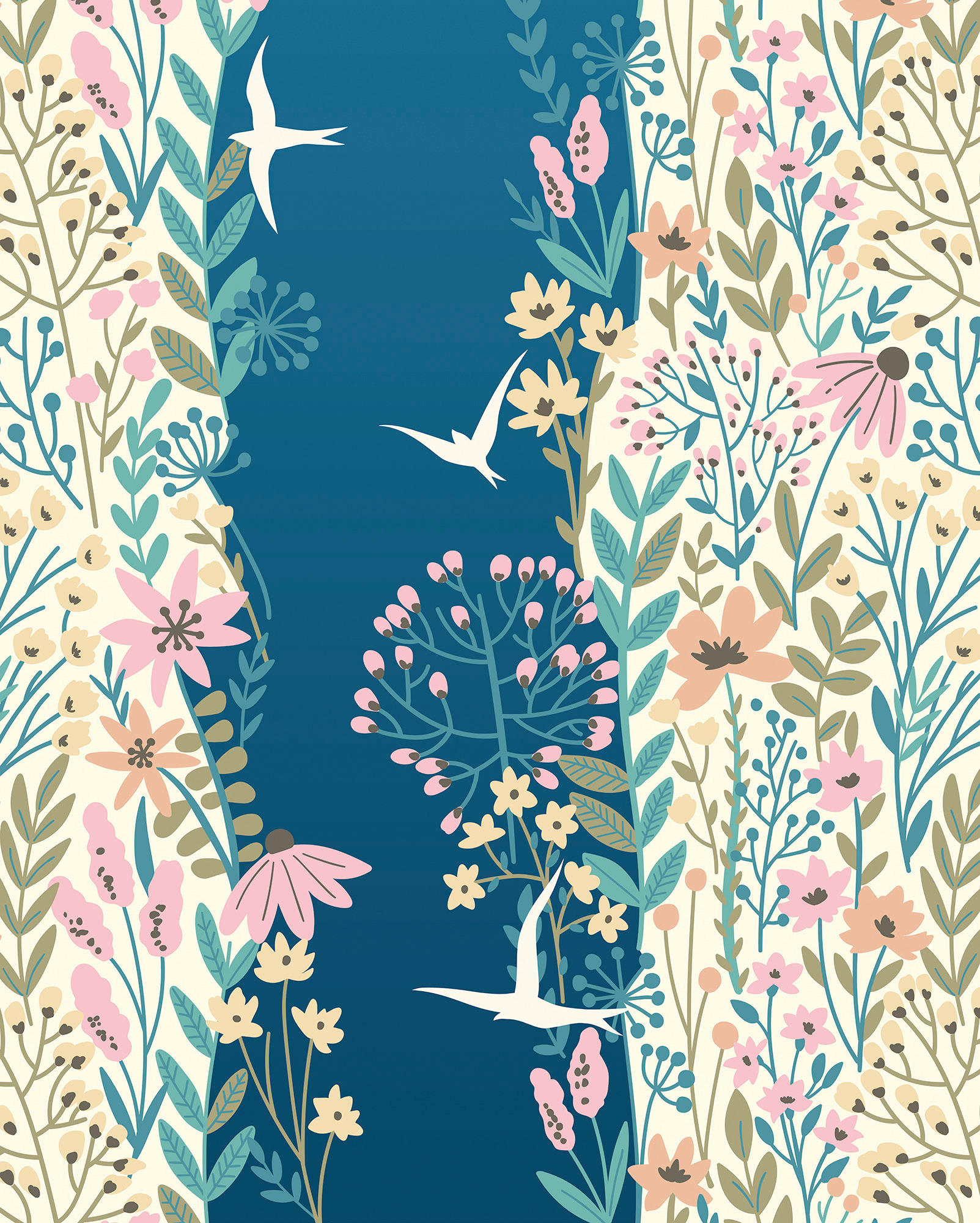 NON WOVEN-TAPET 200/250 cm  - multicolor, Basics (200/250cm) - Komar