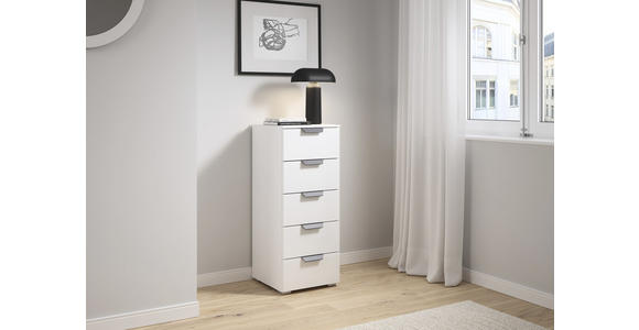 KOMMODE  in 40/100/42 cm  - Dunkelgrau/Weiß, Design, Glas/Holzwerkstoff (40/100/42cm) - Carryhome