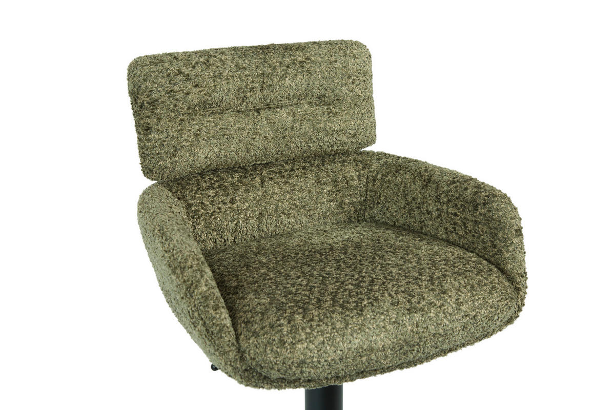 BARPALL i grön, svart  - grön/svart, Design, metall/textil (54/99-116.5/52cm) - Dieter Knoll
