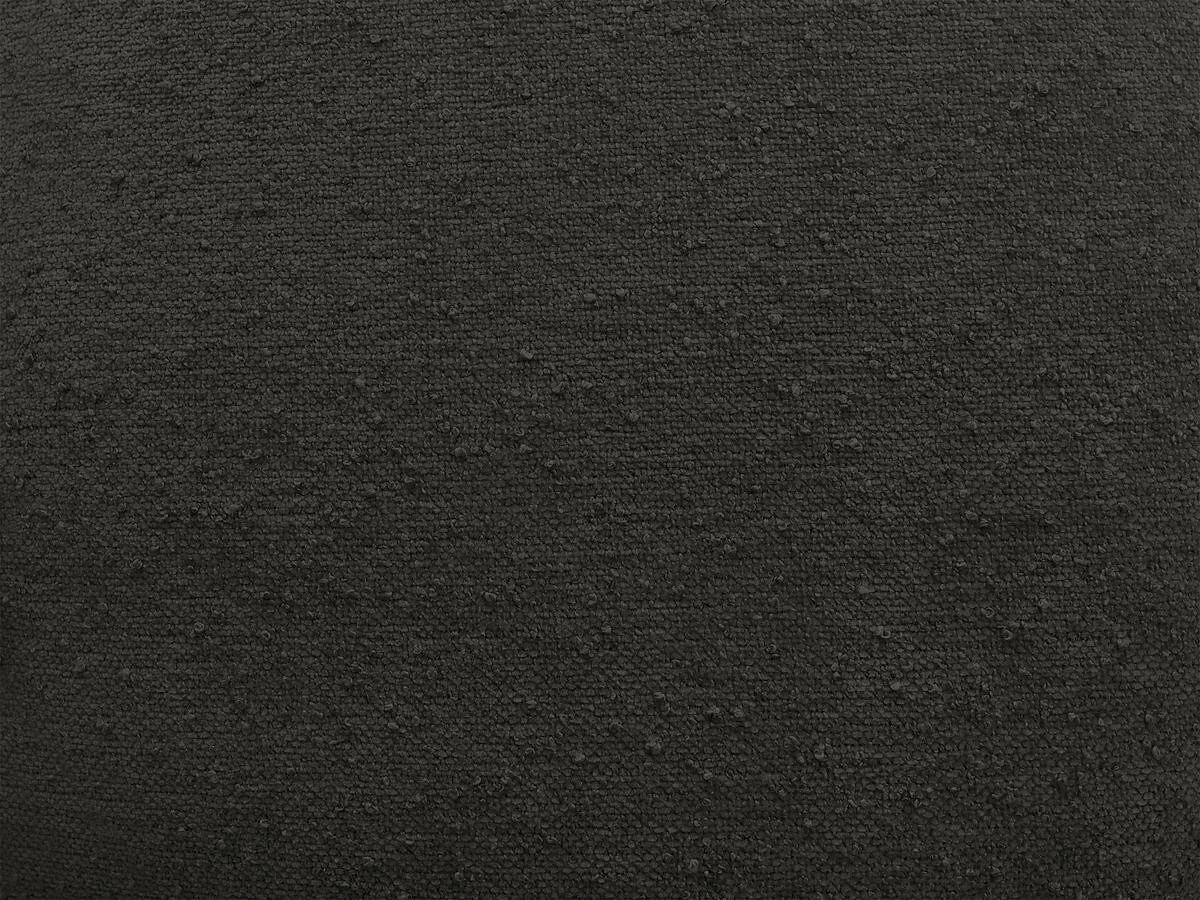 ECKSOFA Ottomane rechts  EVEREST Schwarz Struktur  - Schwarz, MODERN, Kunststoff/Textil (352/210cm) - Livetastic