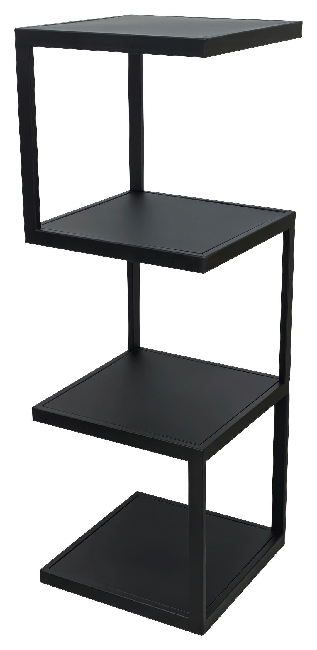 REGAL  25/72/25 cm Schwarz  - Schwarz, Basics, Metall (25/72/25cm) - Carryhome