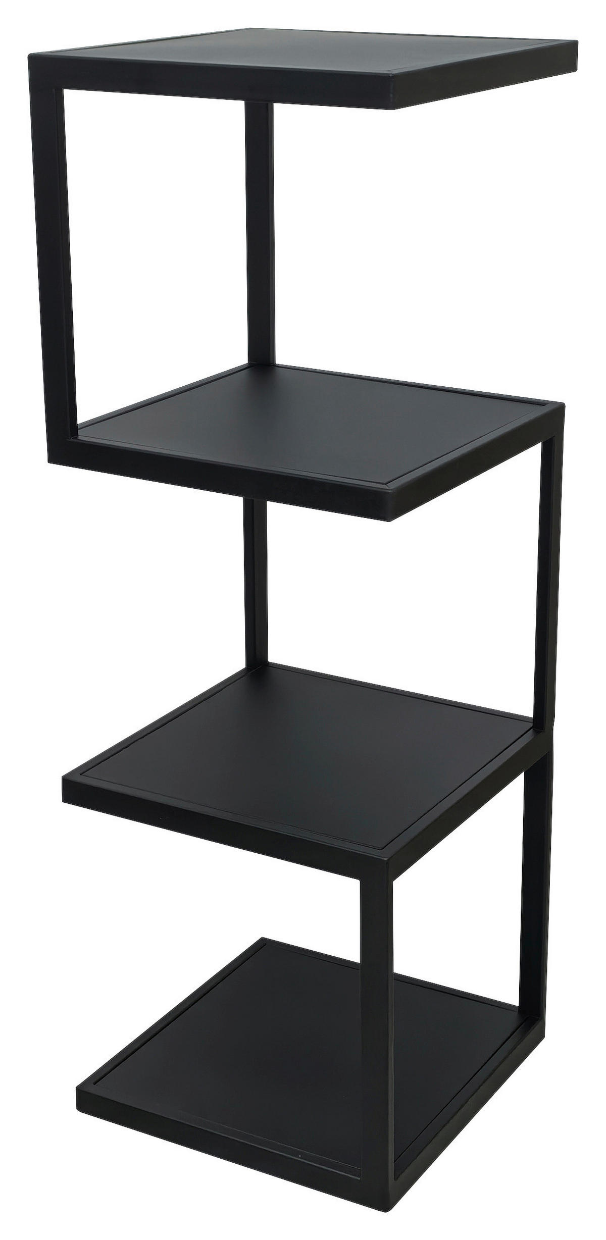 REGAL  25/72/25 cm Schwarz  - Schwarz, Basics, Metall (25/72/25cm) - Carryhome