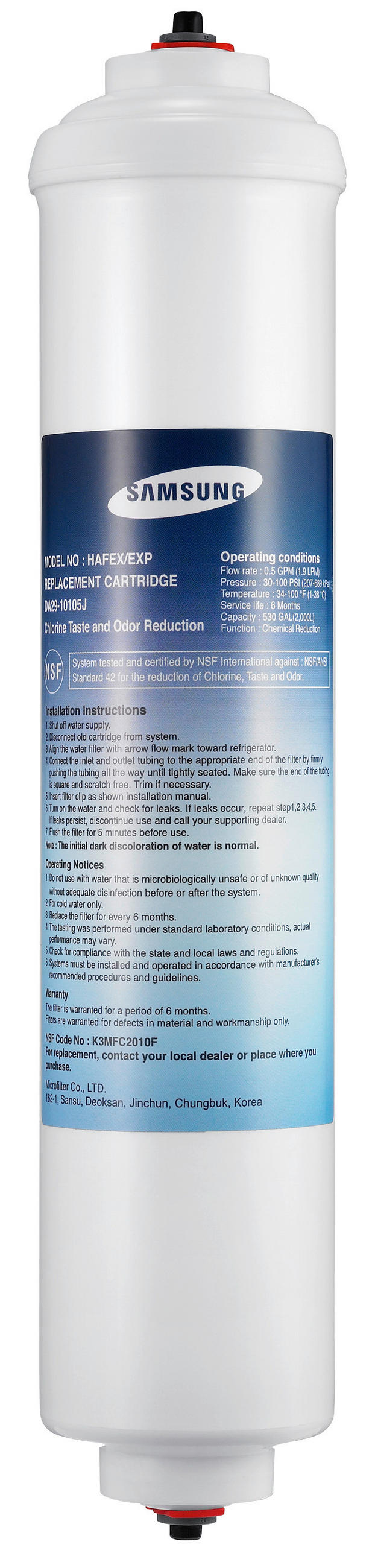 FILTERKARTUSCHE   - Basics, Kunststoff (8/3,6/8cm) - Samsung