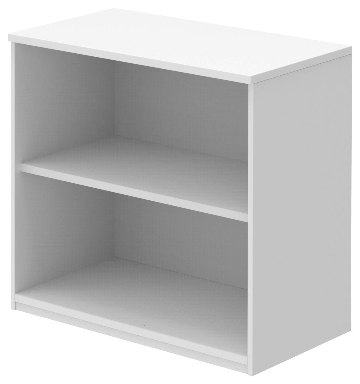 AKTENREGAL 80/76,5/43 cm  - Weiss, Konventionell, Holzwerkstoff (80/76,5/43cm) - Moderano