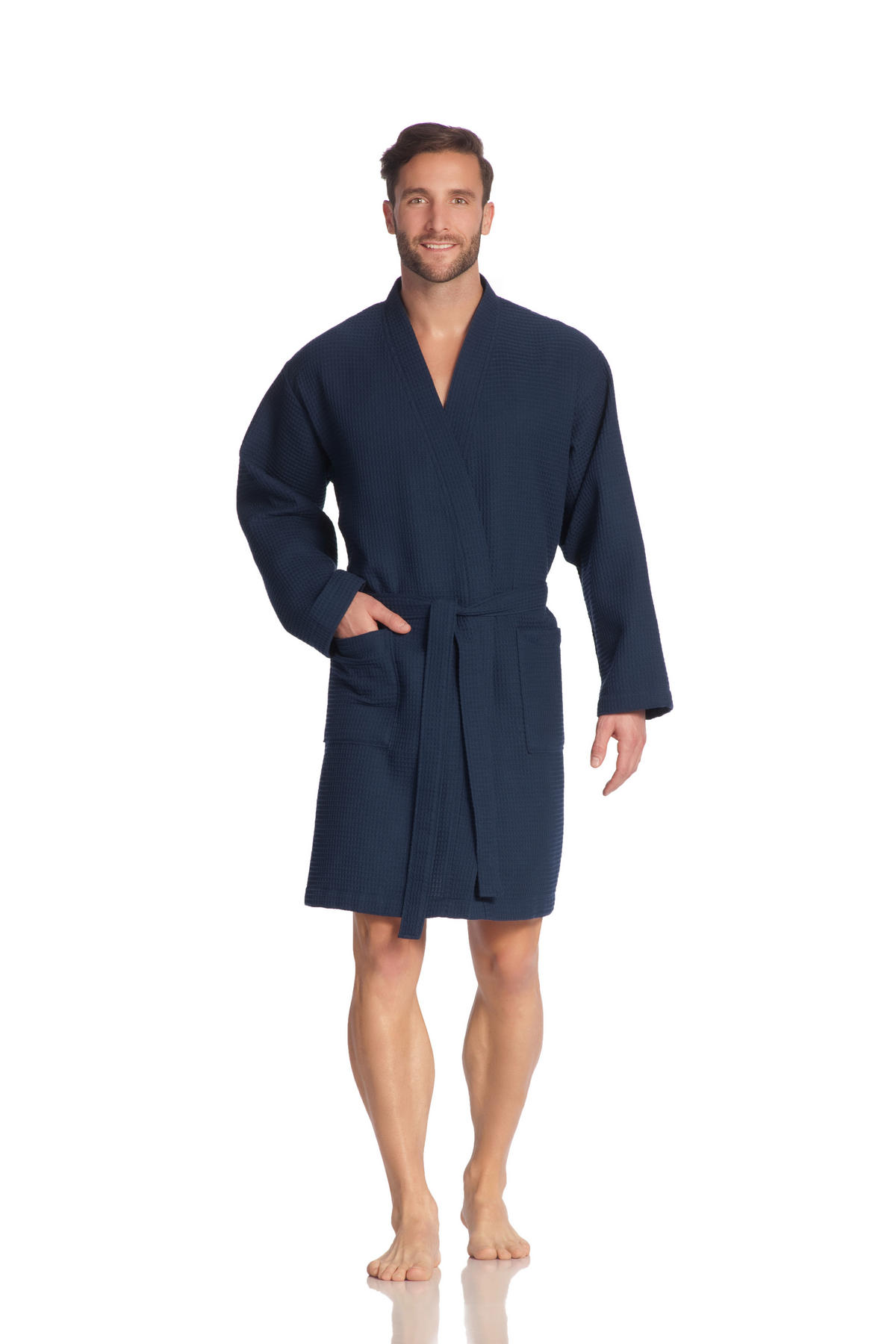 BADEMANTEL Rom XXL Unisex  - Blau, Basics, Textil (XXLnull) - Vossen