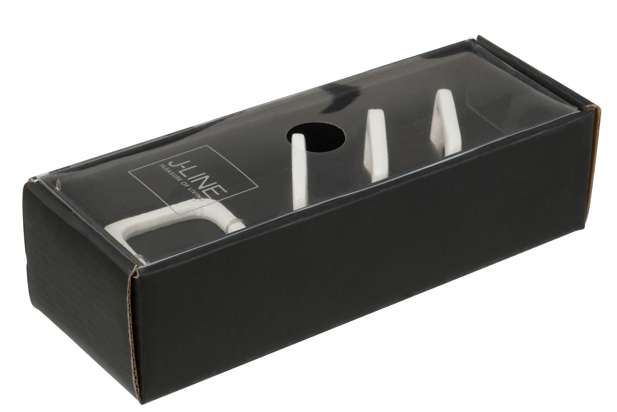 SERVIETTENRINGESET   4 Stück  - Weiß, Basics, Metall (9/6/23cm)