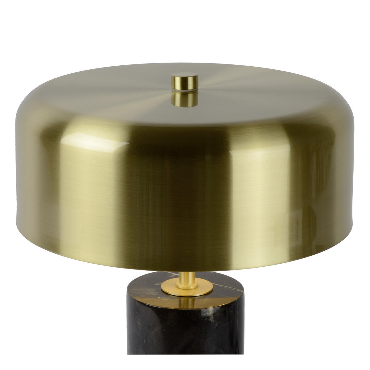 TISCHLEUCHTE 25/36.5 cm   - Messingfarben/Schwarz, Design, Stein/Metall (25/36.5cm) - Lucide