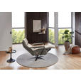 RELAXSESSEL in Textil Beige  - Beige/Schwarz, Design, Textil/Metall (68/117/85cm) - Cantus