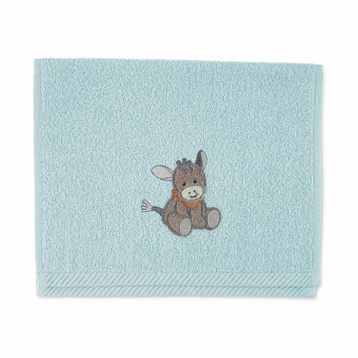 Kinderhandtuch Emmi Hellblau  - Hellblau, Basics, Textil (30/50cm) - Sterntaler