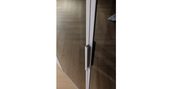 DREHTÜRENSCHRANK 251/235/60 cm 5-türig Grau, Hellgrau - Hellgrau/Grau, Trend, Glas/Holzwerkstoff (251/235/60cm) - Novel