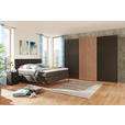 BOXSPRINGBETT 200/200 cm  in Anthrazit, Schwarz  - Anthrazit/Schwarz, Design, Textil/Metall (200/200cm) - Hom`in
