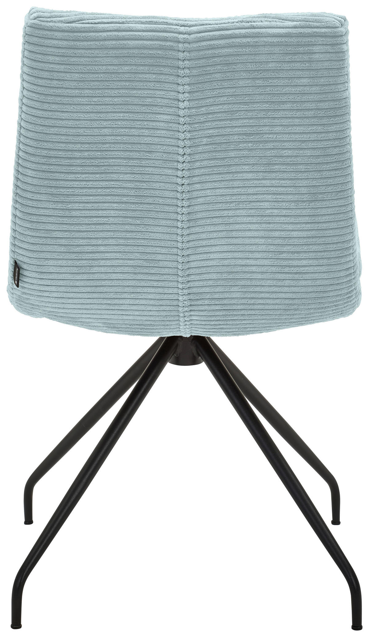 STUHL - Schwarz/Hellblau, Design, Textil/Metall (50/85/64cm) - Musterring