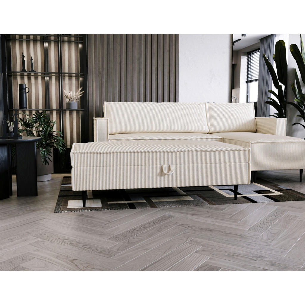 Thumbnail - Livetastic Hocker, Beige, Textil, rechteckig, 135x45x75 cm, Made in EU, Stauraum, Stühle