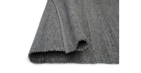 HANDWEBTEPPICH 200/200 cm  - Grau, Basics, Textil (200/200cm) - Linea Natura