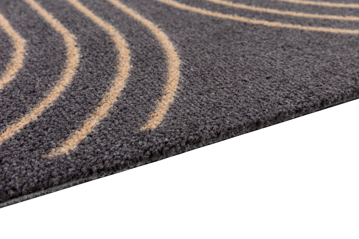 FUßMATTE  66/110 cm  Schwarz  - Schwarz, Basics, Kunststoff/Textil (66/110cm) - Esposa