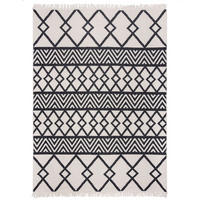 BERBERSKÝ KOBEREC, 120/170 cm, čierna - čierna, Basics, textil (120/170cm)