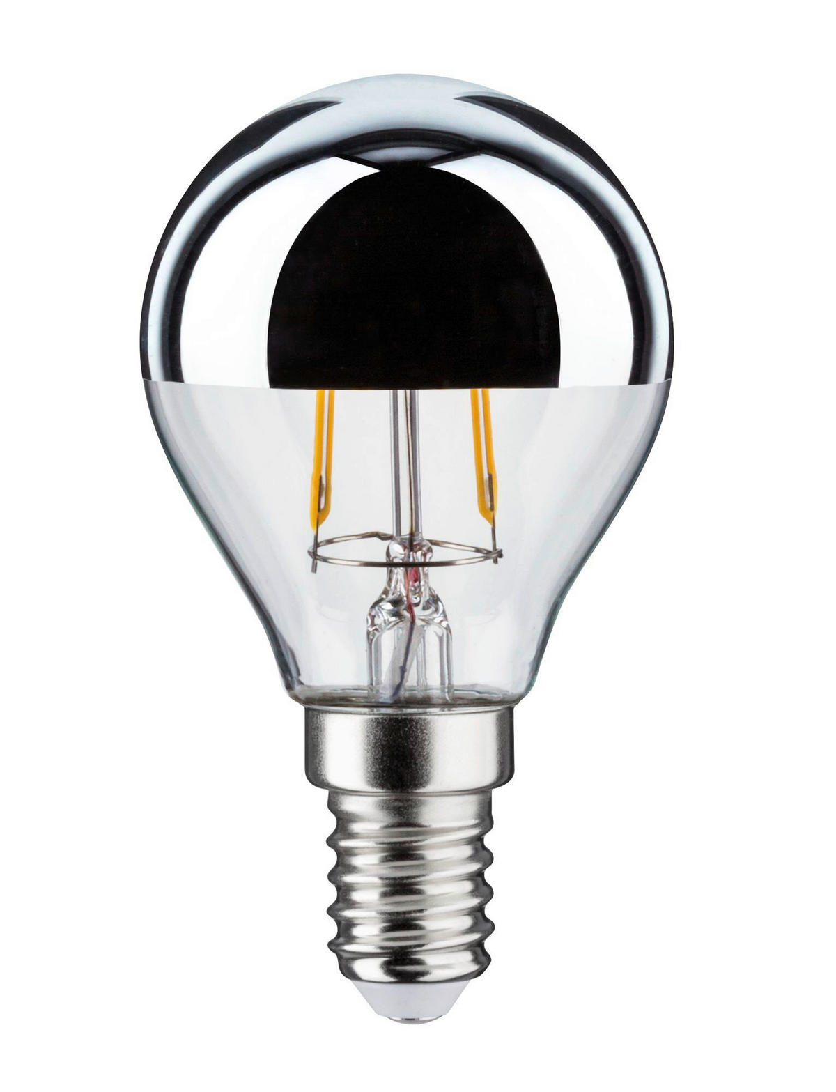 LED-LEUCHTMITTEL   E14 max. 2,6W W 220 lm  - Klar/Silberfarben, Basics, Glas (7,8cm) - Paulmann