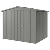 GERÄTEHAUS 285/227/229 cm  - Alufarben, Basics, Metall (285/227/229cm) - Hörmann