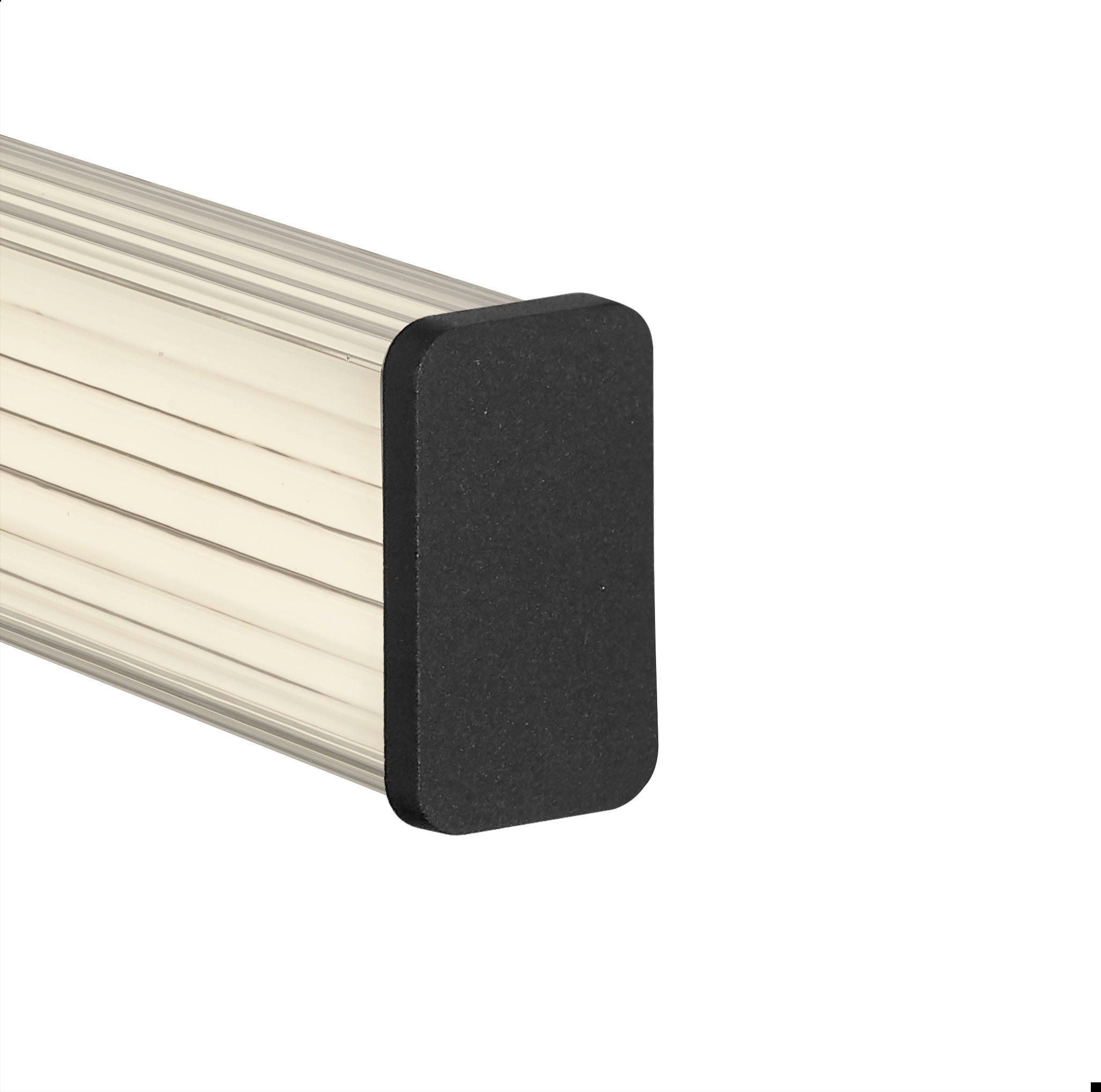 BADEZIMMER-WANDLEUCHTE 60/7/7 cm   - Schwarz, KONVENTIONELL, Metall (60/7/7cm) - Helestra
