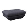 HOCKER Webstoff Dunkelblau  - Schwarz/Dunkelblau, MODERN, Kunststoff/Textil (107/75cm) - MID.YOU