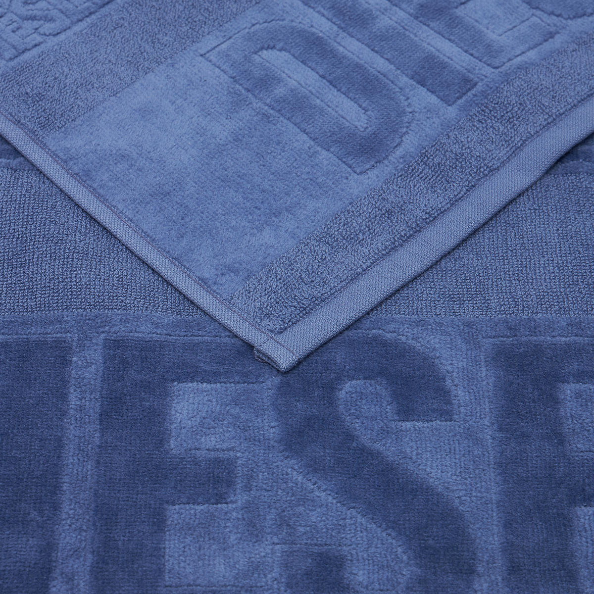 HANDTUCH RUNNING LOGO Blau  - Blau, Basics, Textil (60/100cm) - Diesel